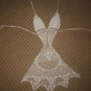 Crochet Bathing suit coverup / dress
